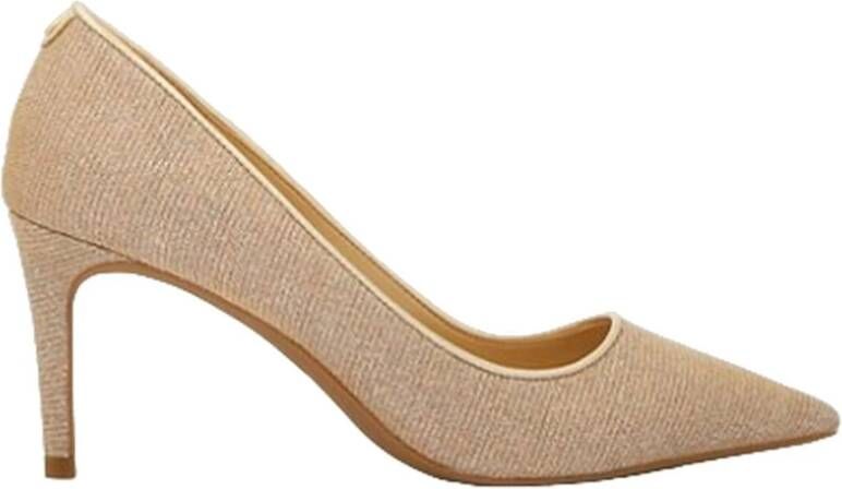 Michael Kors Leren Hoge Hakken Beige Dames