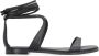 Michael Kors Leren Sandalen met Veters Black Dames - Thumbnail 1