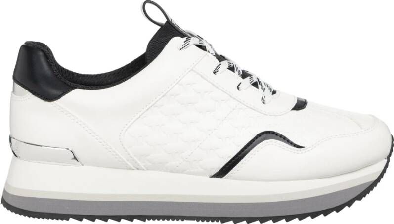 Michael Kors Logo Multikleur Veterschoenen White Dames