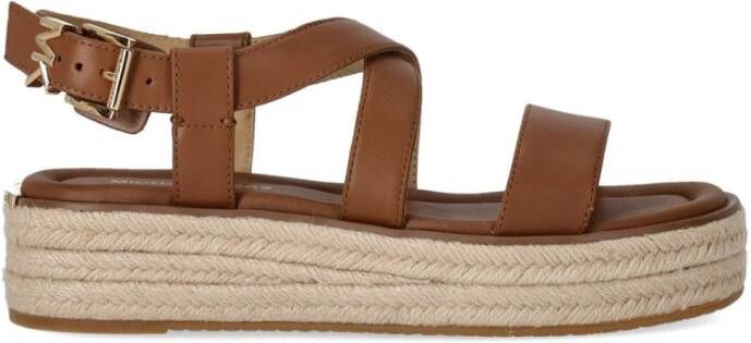 Michael Kors Lynn Bruin Platform Sandaal