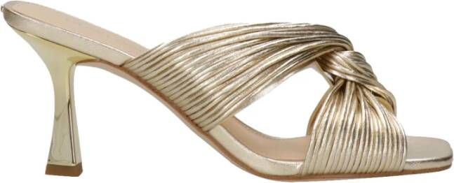 Michael Kors Metallic Finish Slip-On Sandalen