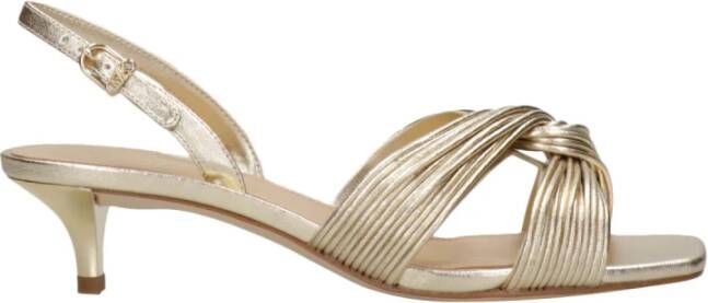 Michael Kors Sandalen Alessia Kitten Sandal in goud