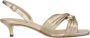 Michael Kors Sandalen Alessia Kitten Sandal in goud - Thumbnail 1