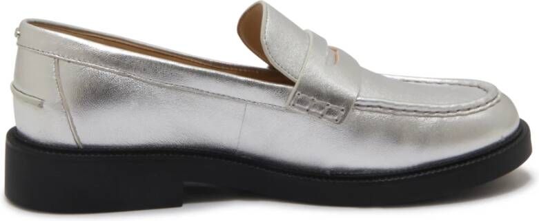 Michael Kors Metallic Leren Loafers