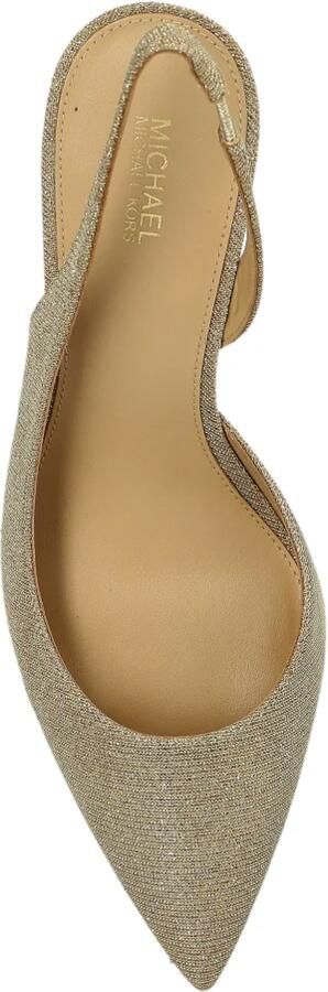 MICHAEL KORS Gouden Slingbacks Alina Flex Sling Pump - Foto 4