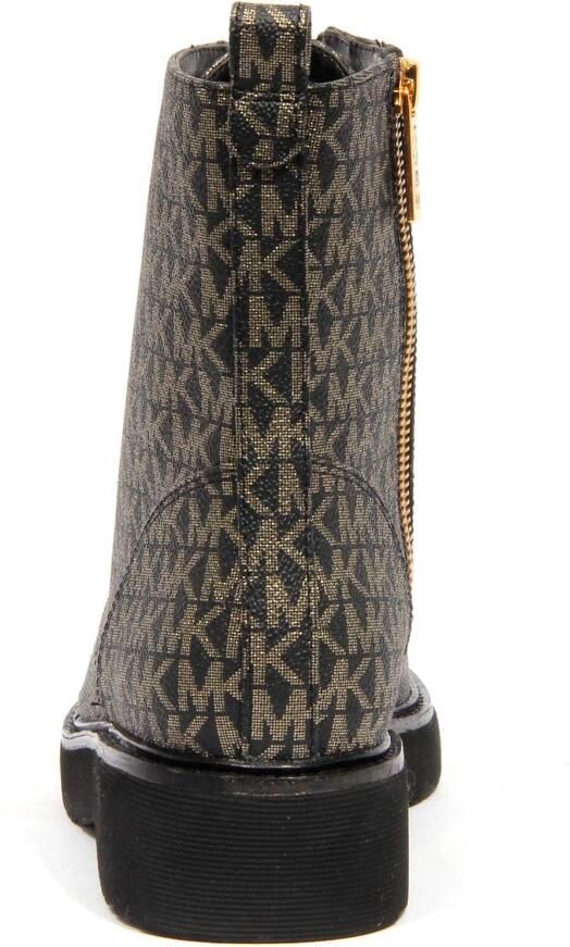 Michael Kors Anfibio Haskell Zwart Goud Bootie - Foto 3