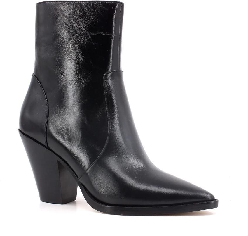 Michael Kors Zwarte Leren Texaanse Laars Dover Black Dames - Foto 2