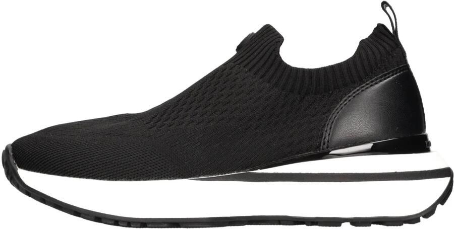 MICHAEL KORS Lage Sneakers Dames Ari Slip On Textiel Zwart