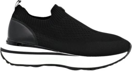 MICHAEL KORS Lage Sneakers Dames Ari Slip On Textiel Zwart