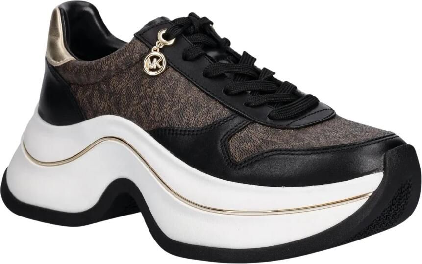 MICHAEL Kors Sneakers laag 'ARLA' bruin goud zwart