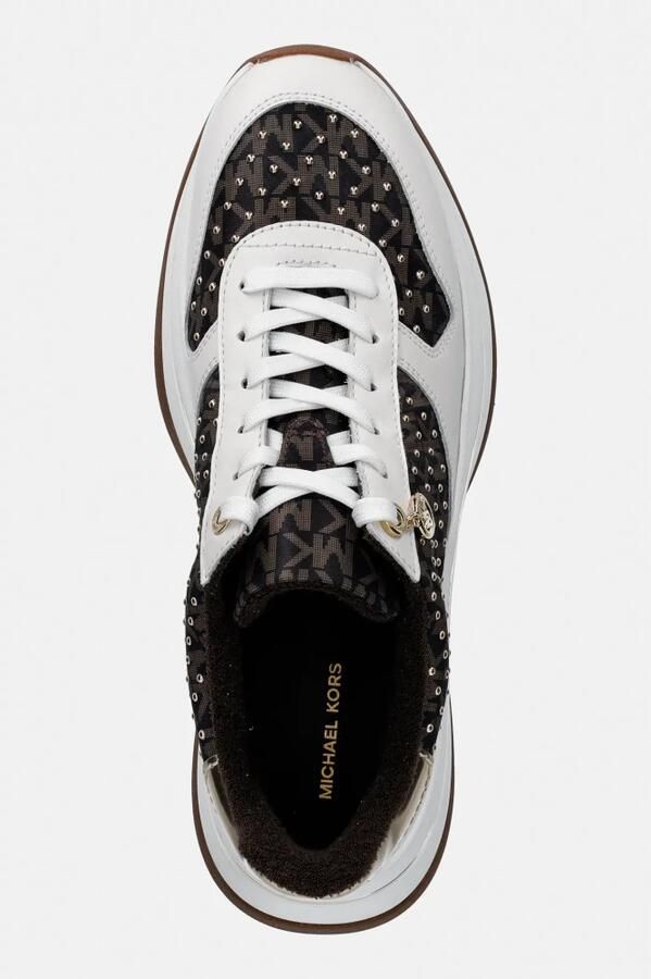 MICHAEL Kors Sneakers laag 'ARLA' bruin lichtbruin goud wit - Foto 4