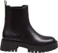 Michael Kors Leren enkellaarzen met elastische sluiting Black Dames - Zwart