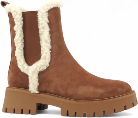 Michael Kors Asher Suède en Faux Shearling Boot