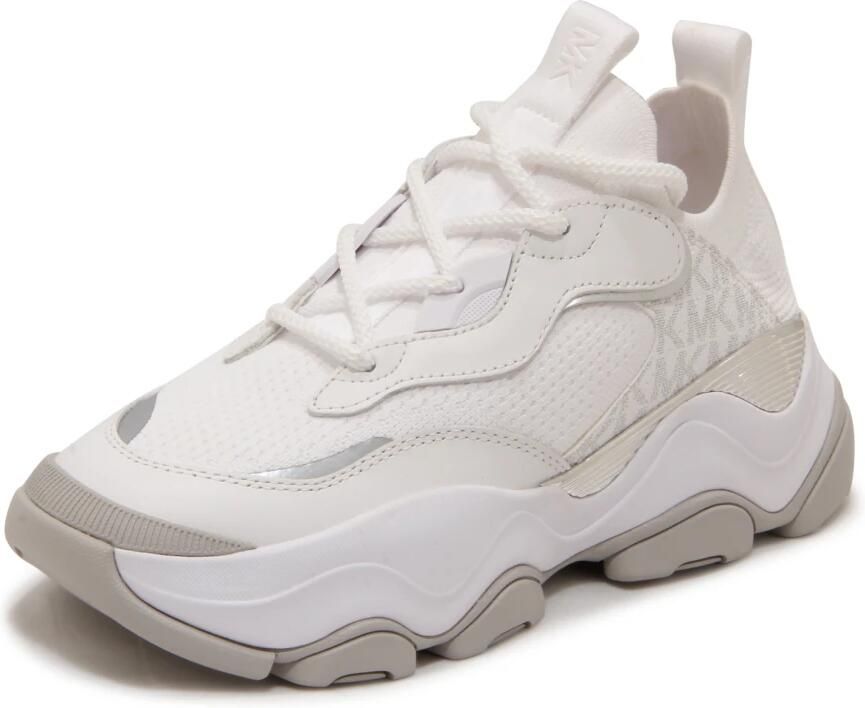 Michael Kors Low-Top Sneakers Atlas Knit Trainer in wit - Foto 1