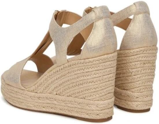 Michael Kors Berkley Metallic Linen Wedge Sandal - Foto 2