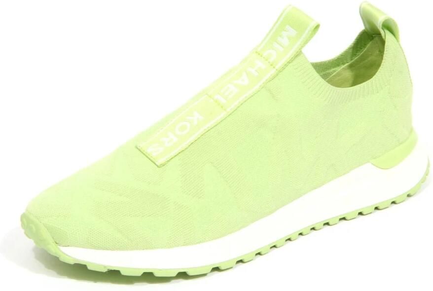Michael Kors Bodie Logo Embossed Stretch Knit Slip-On Trainer - Foto 2