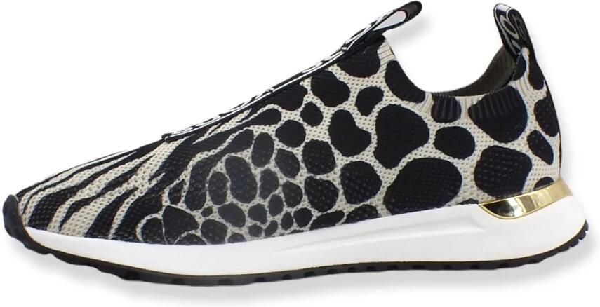 Michael Kors Bodie Logo Tape Printed Mesh Slip-On Trainer - Foto 2