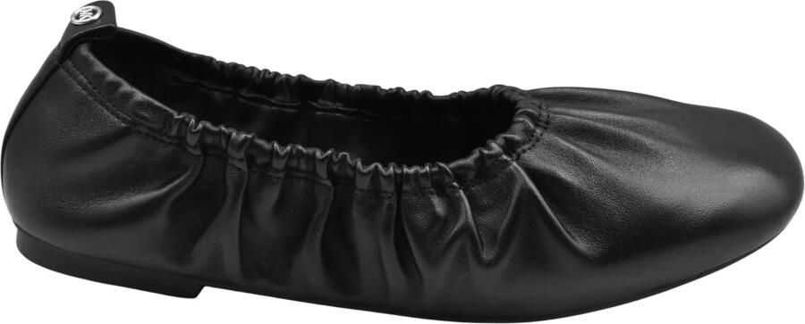 Michael Kors Bri Ruched Leren Ballerina