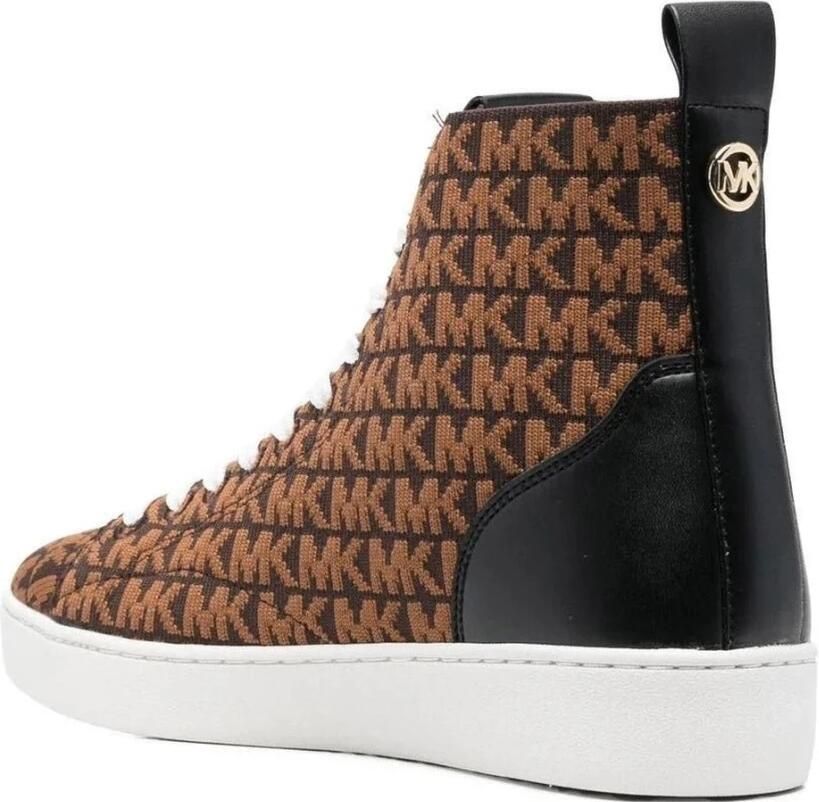 Michael Kors Bruine Gebreide High Top Sneakers Brown Dames - Foto 2