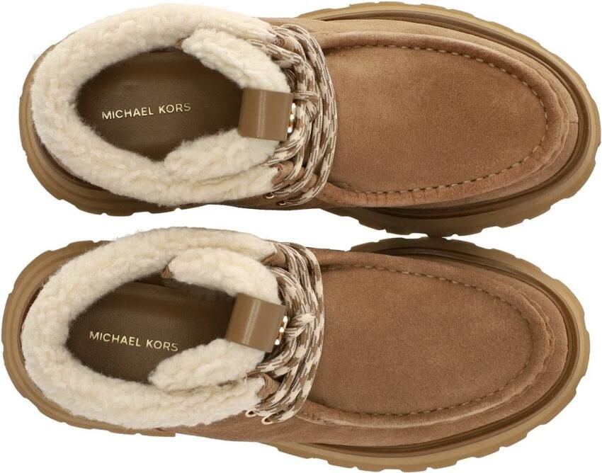 Michael Kors Cade Enkellaars van suède met fleecevoering