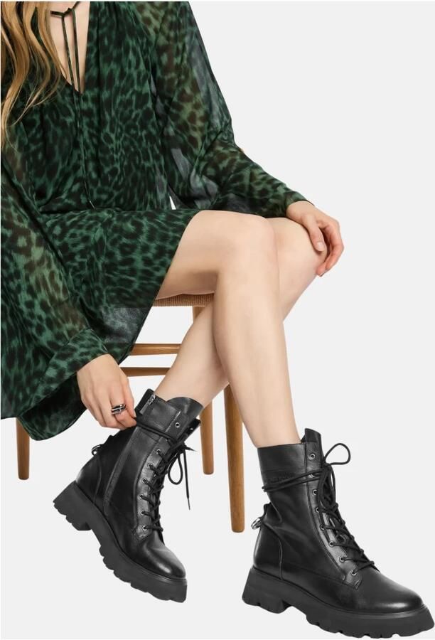 Michael Kors Caleb Leren Veterboot met Profielzool - Foto 9