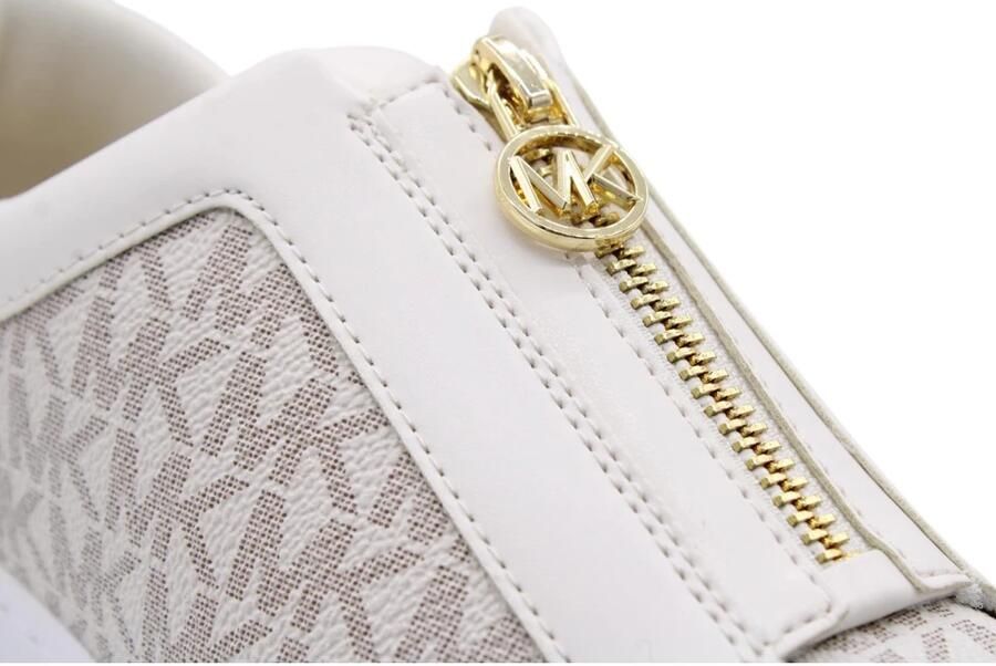 Michael Kors Dames Sneakers Keaton Zip Slip On Vanilla Beige - Foto 5