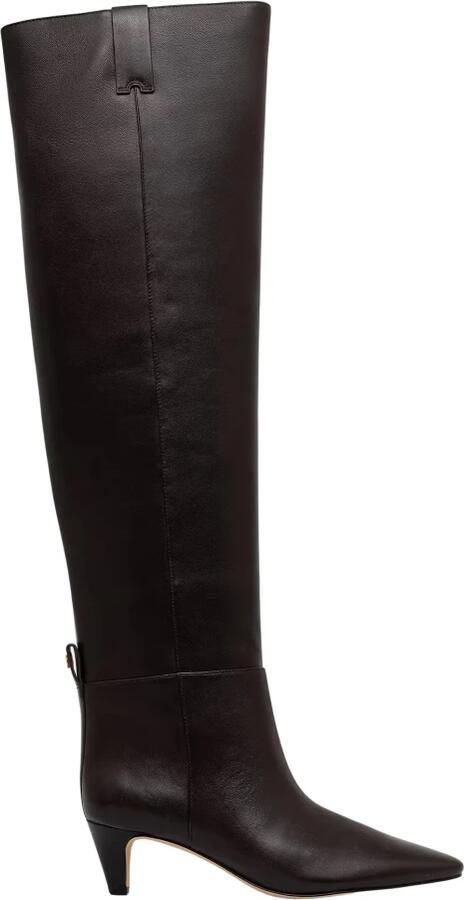 Michael Kors Daniela Kitten Boot Laarzen Leer Dames Bruin