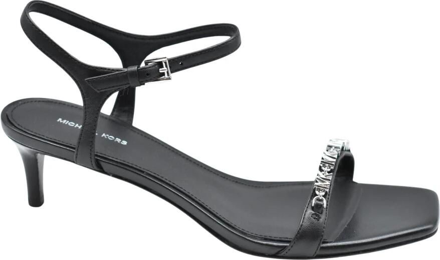 Michael Kors Dina Embellished Leather Sandal