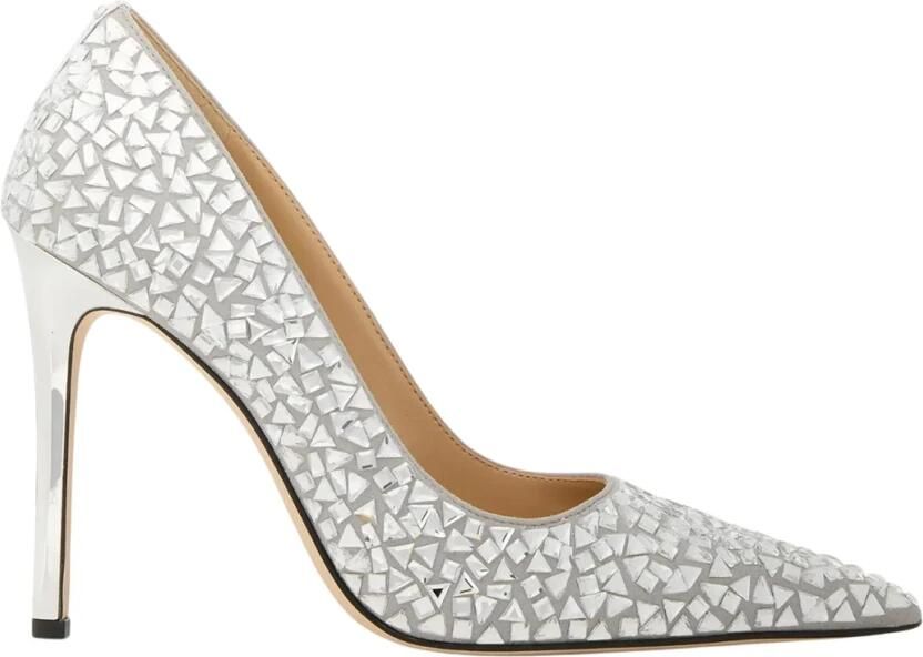 Michael Kors Elyse Embellished Metallic Pump