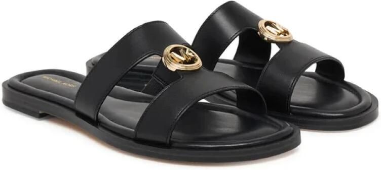 Michael Kors Dames Ballerina Zwart 40S6ERFS2L 001 Erin Flat Sandal - Foto 4
