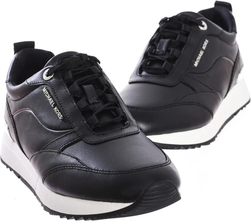 MICHAEL KORS Lage Sneakers Dames Allie Stride Trainer 5 Leer Zwart
