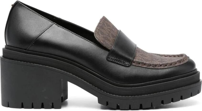 Michael Kors Zwarte loafers met hak Black Dames
