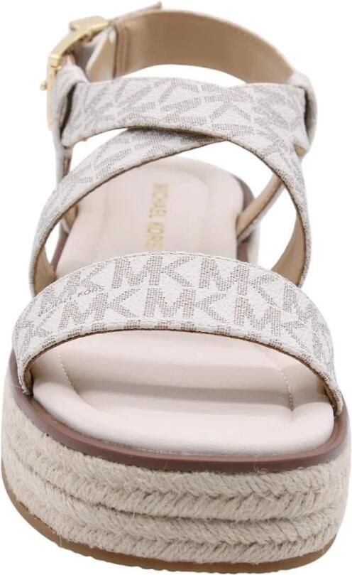 Michael Kors Dames Espadrille Bruin 40S5LYFS1B 150 Lynn Espadrille Sandal - Foto 5