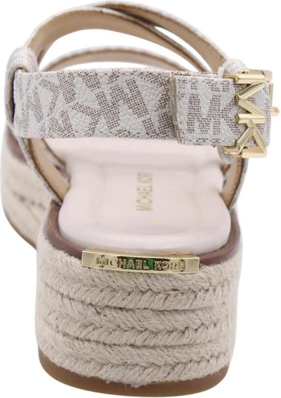Michael Kors Dames Espadrille Bruin 40S5LYFS1B 150 Lynn Espadrille Sandal - Foto 4
