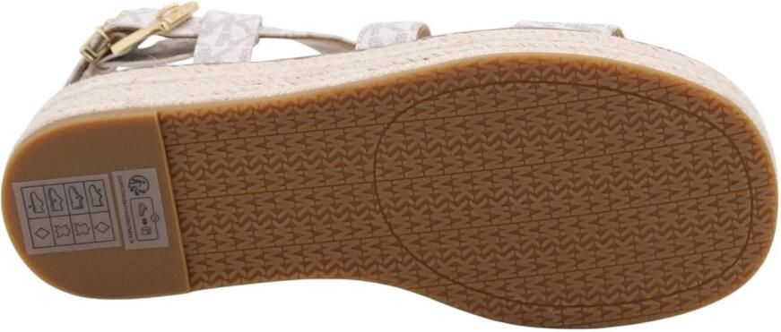 Michael Kors Dames Espadrille Bruin 40S5LYFS1B 150 Lynn Espadrille Sandal - Foto 6