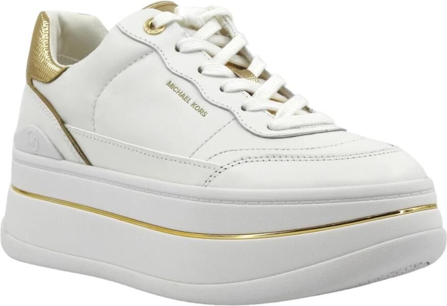 Michael Kors Low-Top Sneakers Hayes Lace Up in goud