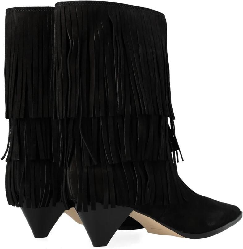 Michael Kors Hoge hak enkellaars in zwart leer