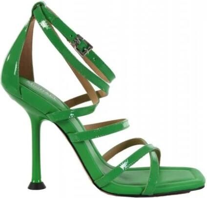 Michael Kors Strappy Sandal T10 Vernice Green Dames