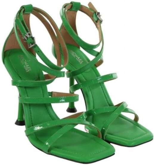 Michael Kors Strappy Sandal T10 Vernice Green Dames - Foto 4