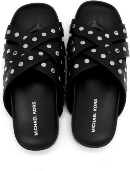 Michael Kors Irene Studded Leather Flat Sandal - Foto 2