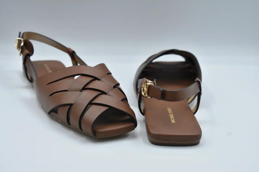 Michael Kors Irene Woven Leather Slingback Sandal - Foto 2