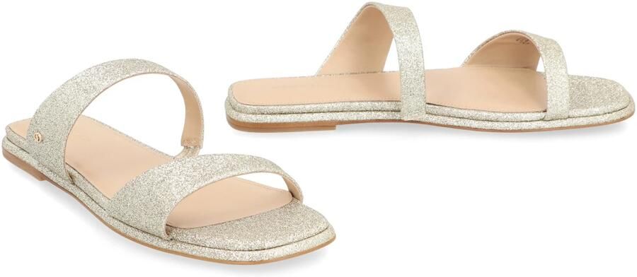 Michael Kors Jaida Glitter Embellished Leather Sandal - Foto 2