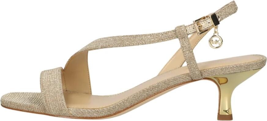 Michael Kors Jaida Kitten Sandal Hakken Dames Goudkleurig