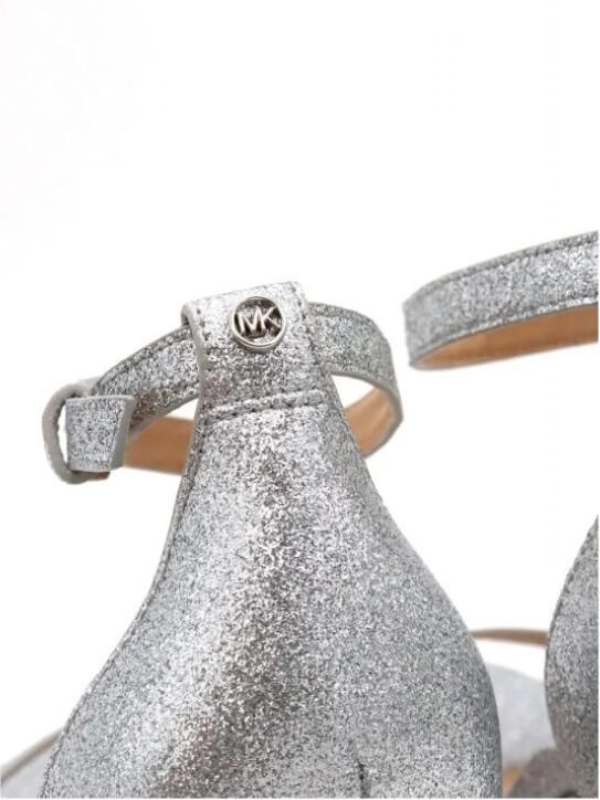 Michael Kors Glitter Pointed High Heel Sandals Gray Dames - Foto 3