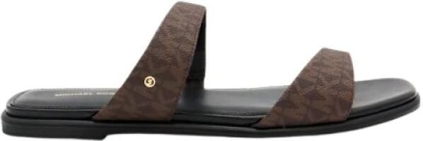 Michael Kors Jaida Signature Logo Flat Sandal