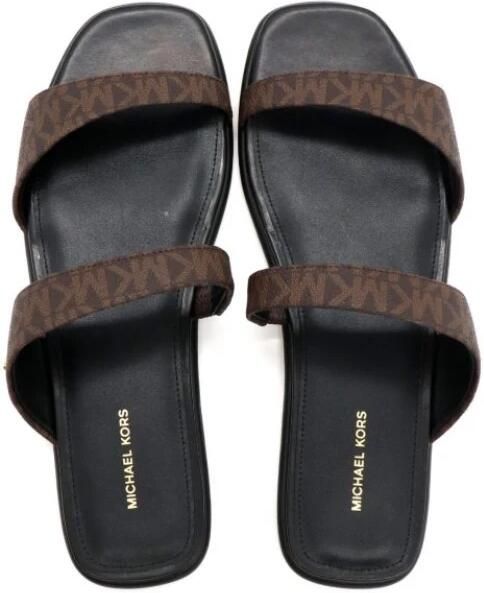 Michael Kors Jaida Signature Logo Flat Sandal - Foto 2