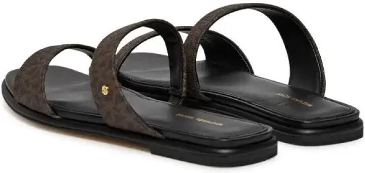 Michael Kors Jaida Signature Logo Flat Sandal - Foto 2