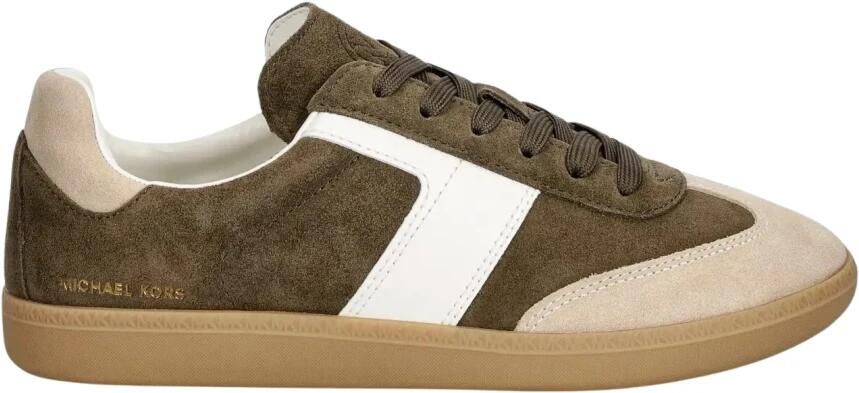MICHAEL Kors Sneakers laag 'JOVIE' beige ivoor olijfgroen