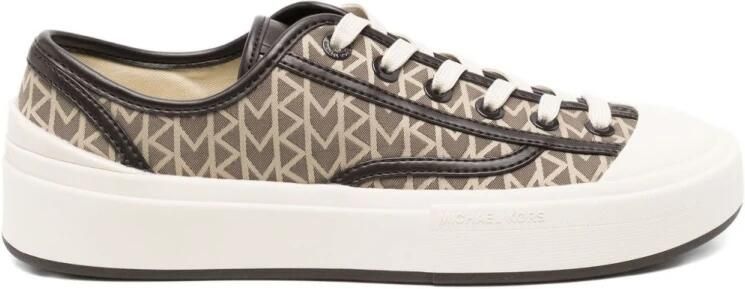 Michael Kors Jude Mk2000 Logo Jacquard Sneaker - Foto 3