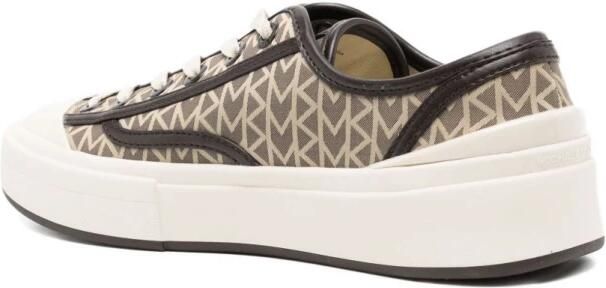 Michael Kors Jude Mk2000 Logo Jacquard Sneaker - Foto 2